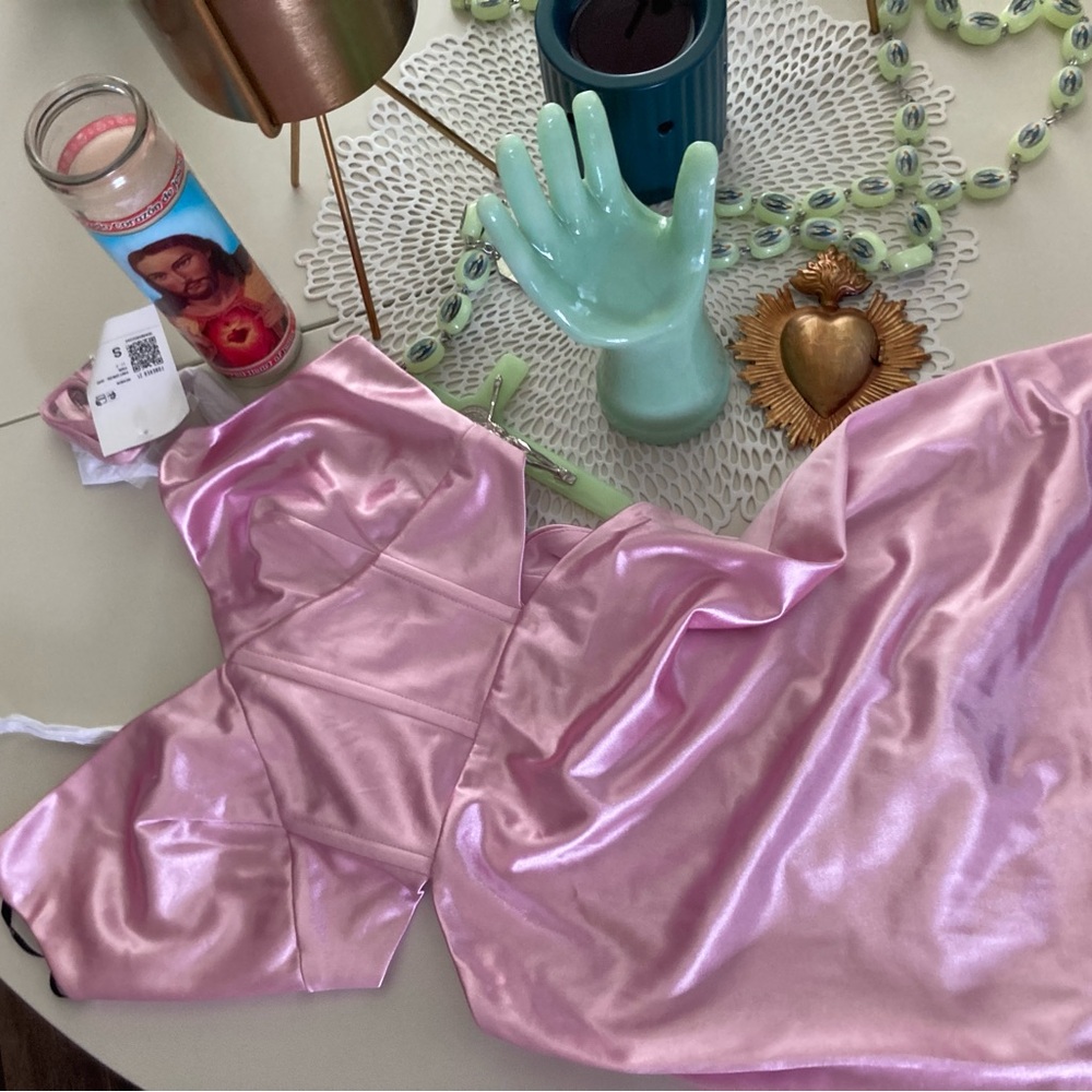 Forever 21 Pink Satin Chemise